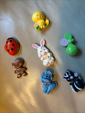 Lot of Vintage AVON Fragrance Pins and Box